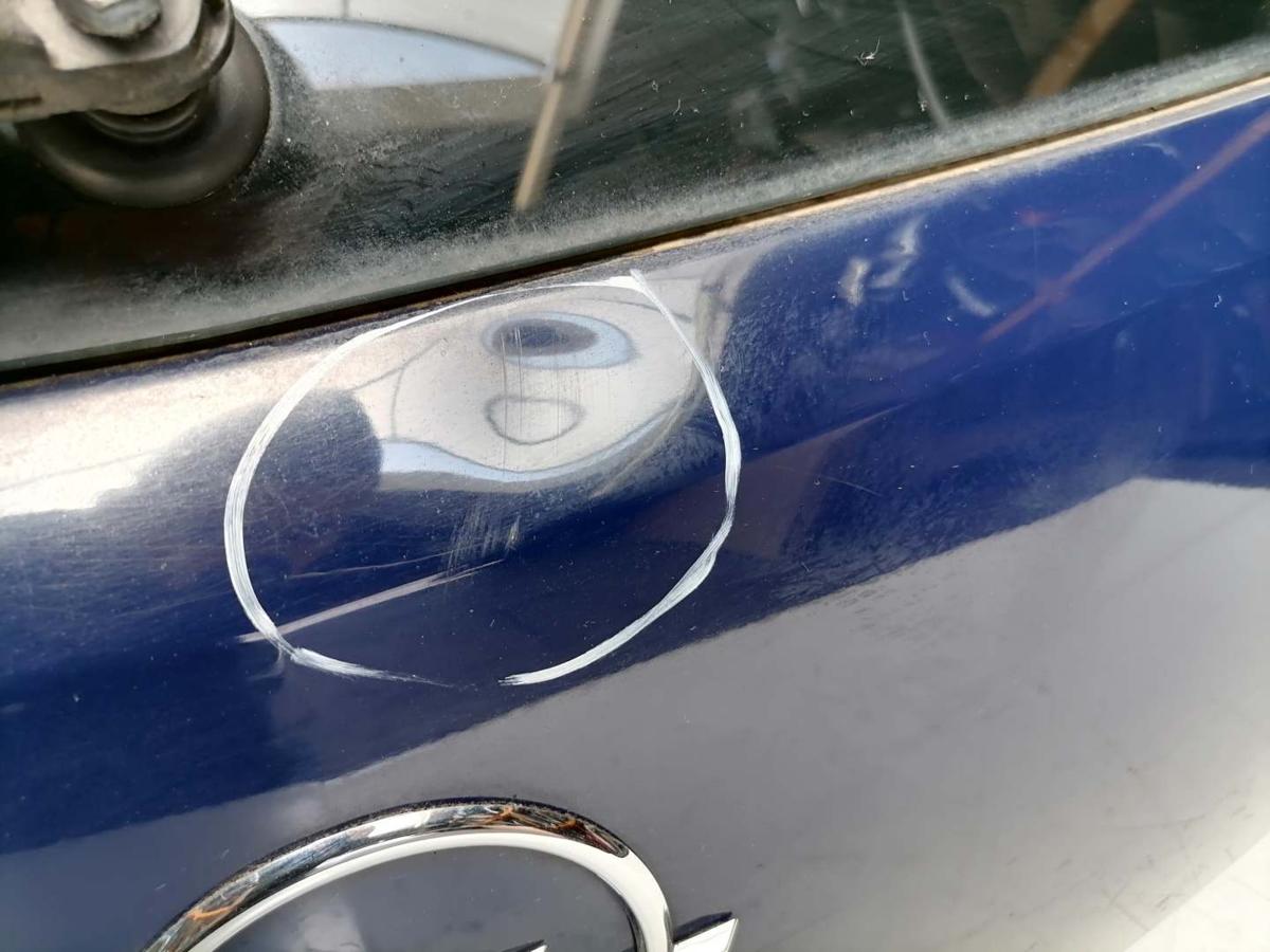 Opel Corsa D original Heckklappe mit Heckscheibe 20Z Royalblau 3-Türer Bj.2009